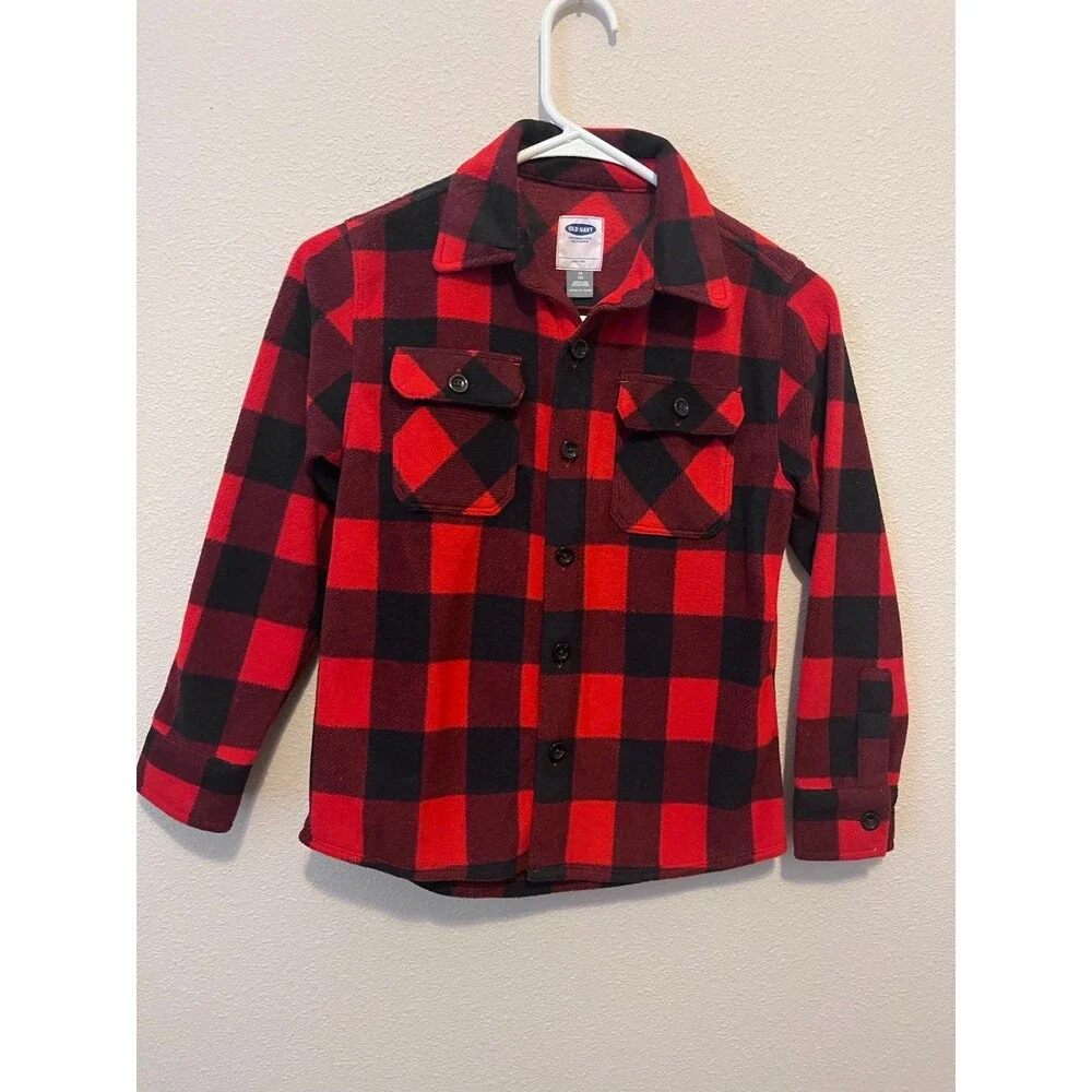 Bundle of 2 Boys Long Sleeve Shirts - Size 8